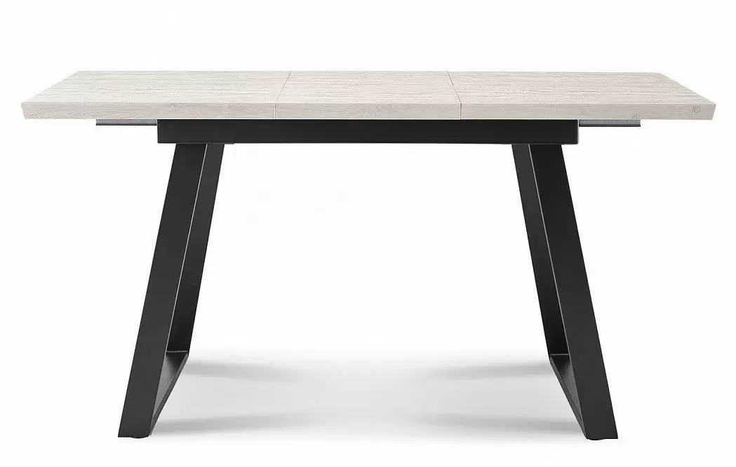 Стол раскладной Denver 110-150, светлый дуб/черный - фото 5