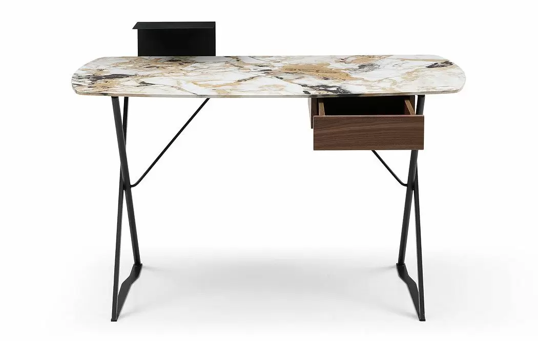 Стол письменный Marcus, светлая керамика - фото 7