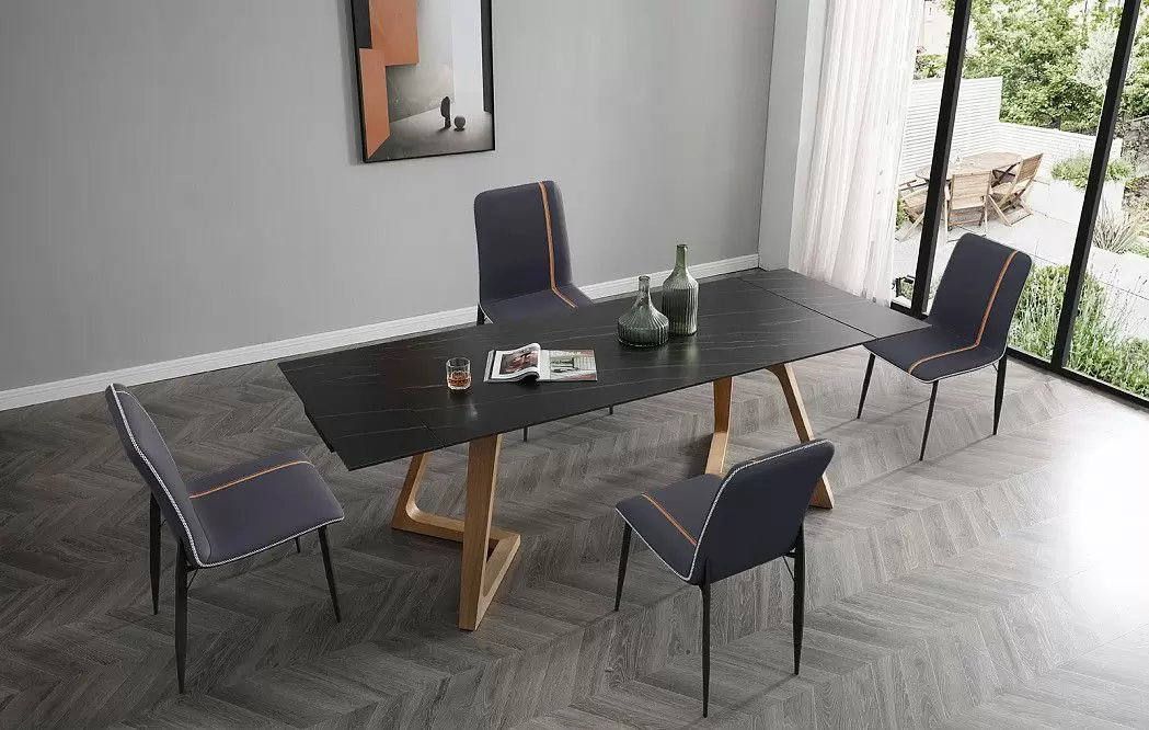 Стол раскладной Sorrento 180-240, черная керамика/ясень - фото 17