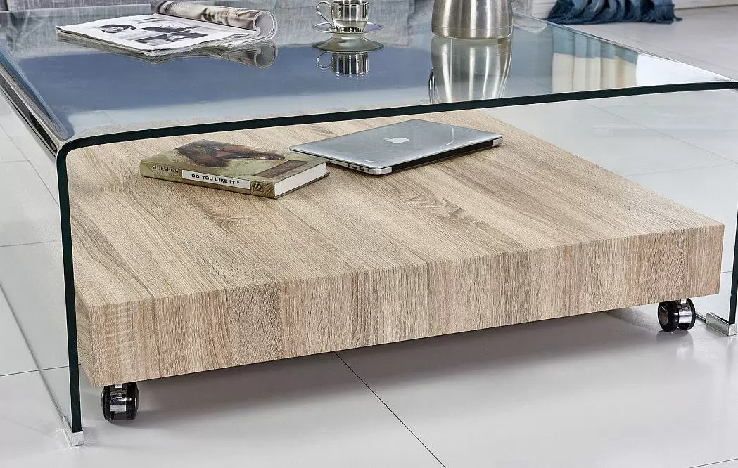 Стол журнальный Bergen, светлое дерево - фото 7