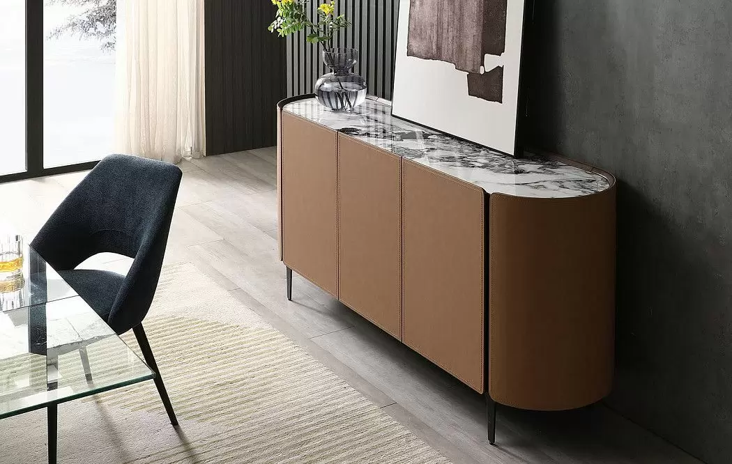 Буфет Scarlett, светлая керамика/коричневый - фото 2