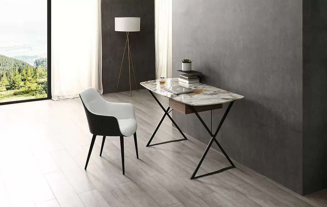 Стол письменный Marcus, светлая керамика - фото 3