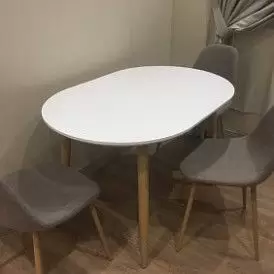 Стол раскладной Universal 120/150/180 Morris, белый