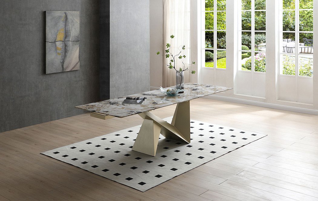 Стол Portofino Champagne + 4 стула Monica - фото 3