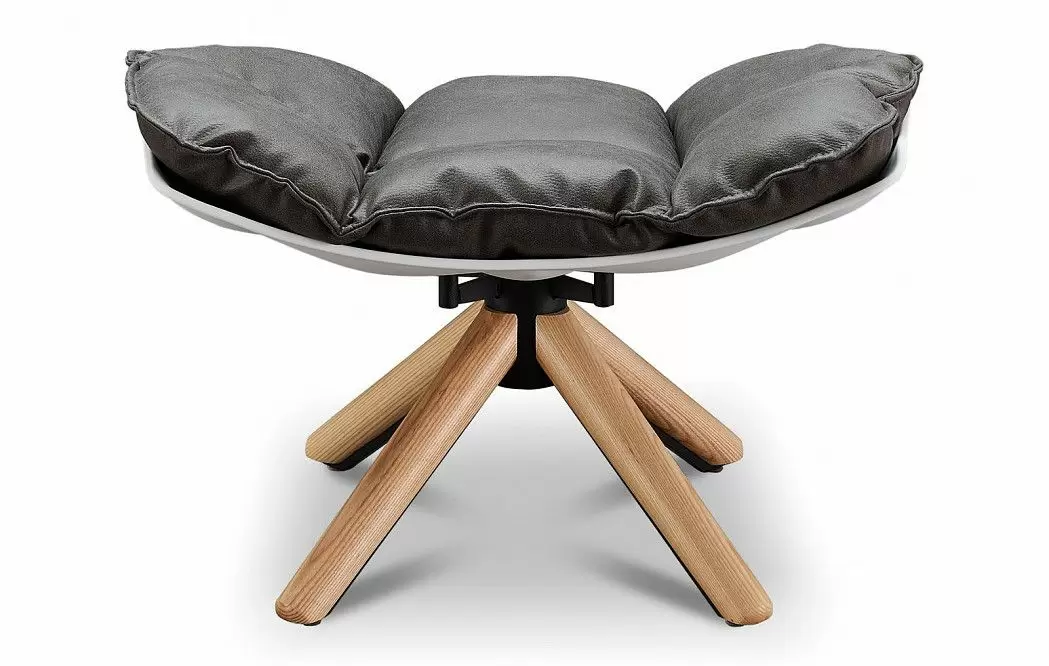 Кресло и оттоманка в стиле Husk, коричневый - фото 13