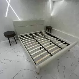 Тумба прикроватная Paula, дуб/темно-серый