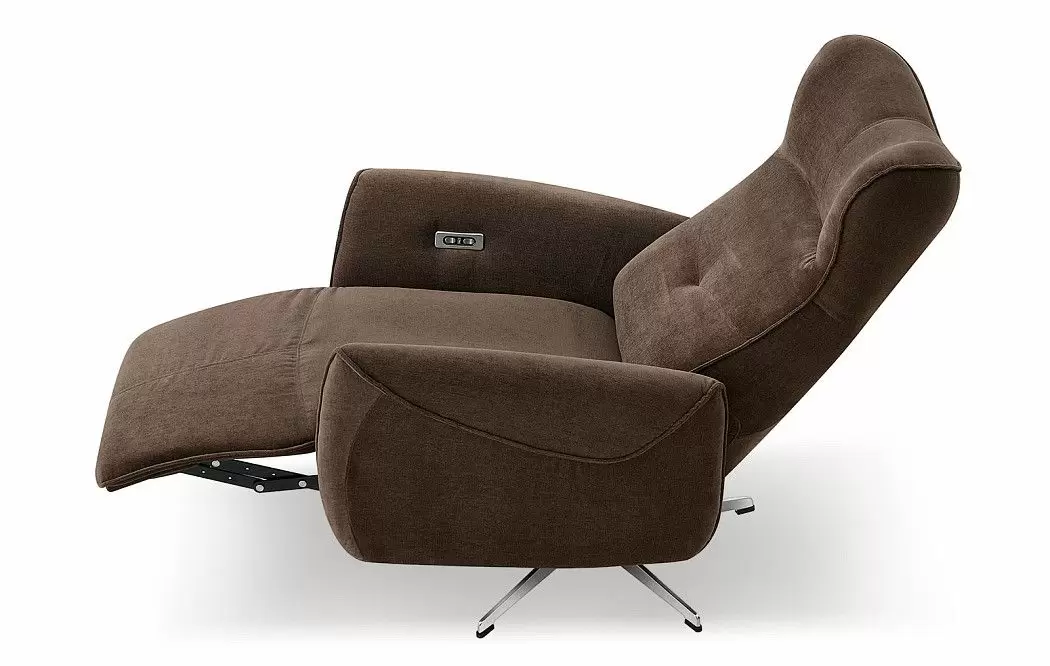 Кресло-реклайнер Leblon, коричневый - фото 10