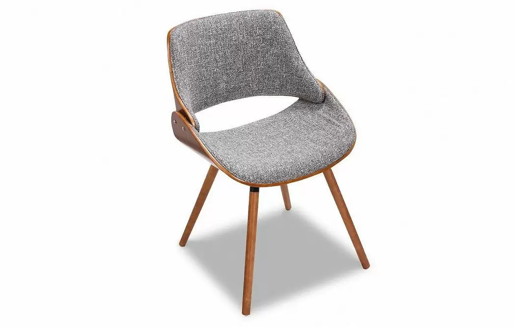 Стул Kiss, серый/орех - фото 7