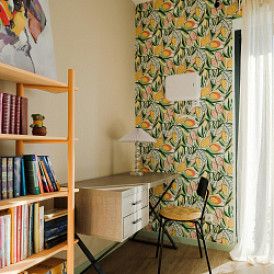 Стол письменный Hemingway, дымчатый дуб/черный