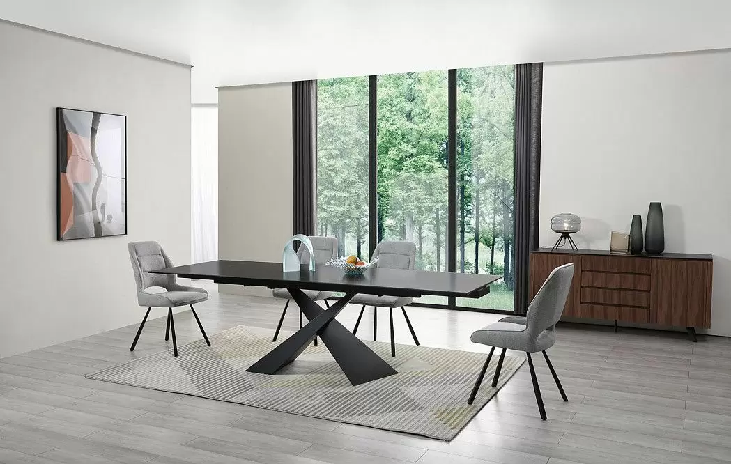 Буфет Nottingham, темная керамика/орех - фото 3