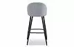 Стул барный Shelly Bar, серый/черный