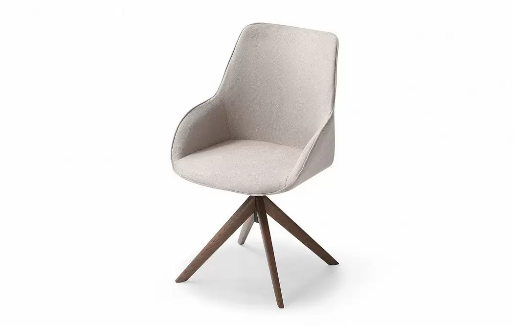 Стул Sheryl, бежевый/орех - фото 13