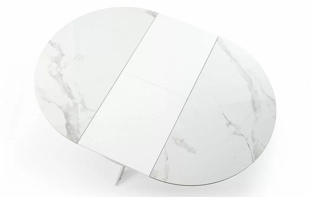 Стол раскладной Diona 120-170, керамика "каррарский мрамор" - фото 11