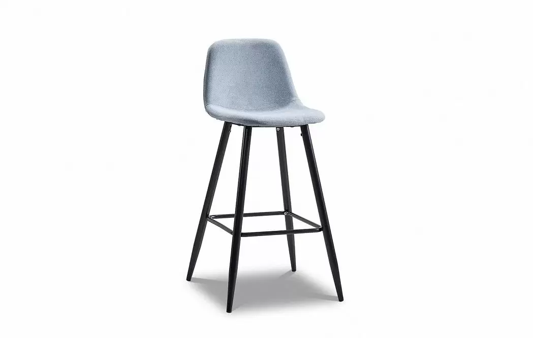 Стул барный Jackson Bar, голубой/черный