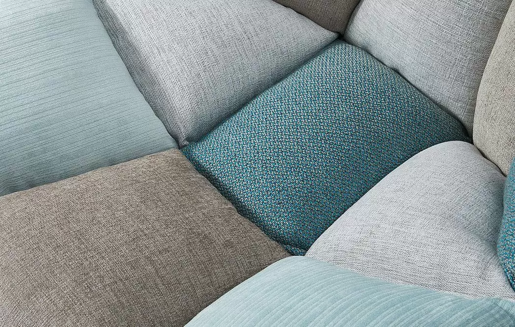 Кресло и оттоманка в стиле Husk, светлый пэчворк - фото 7