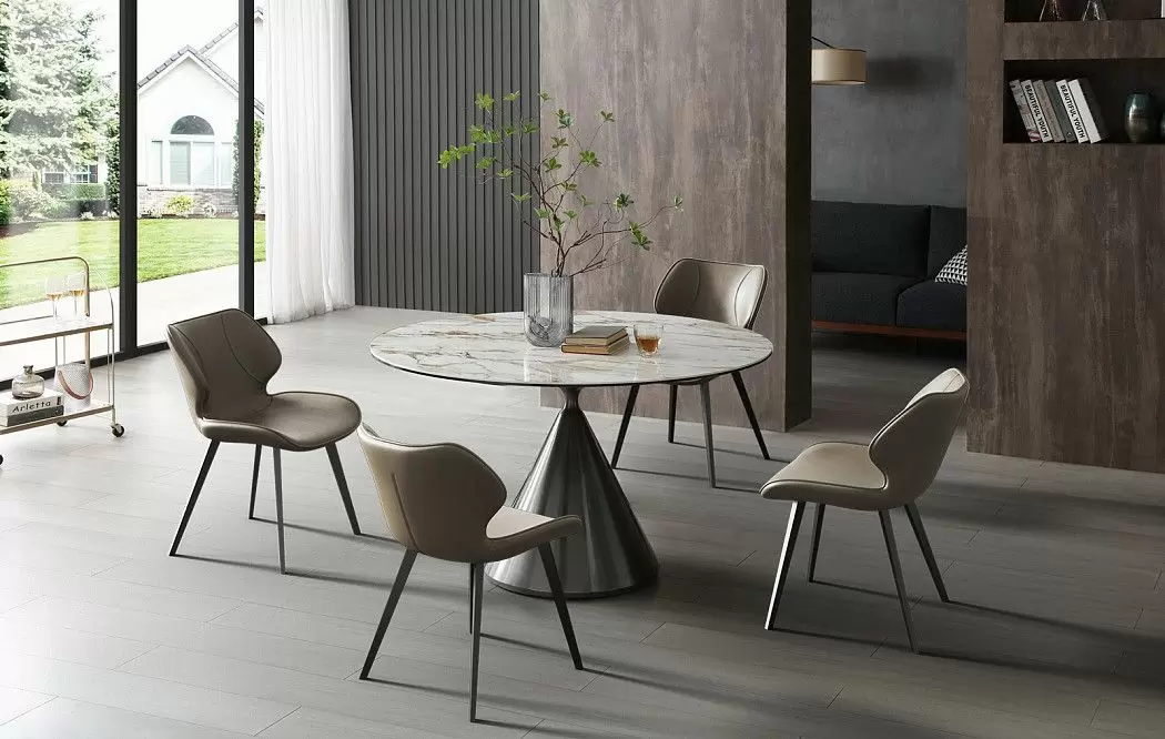 Стол Sanremo 130, белая керамика/металл - фото 5