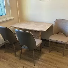 Стол Verona Glass + 4 стула Angela