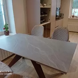 Стул Bern, бежевый/орех