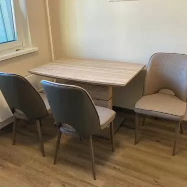 Стул Kelly, темно-бежевый/дуб