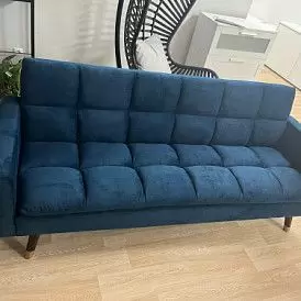 Диван-кровать Felicity, темно-синий/натуральный
