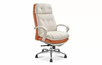 Кресло Level, кремовый/оранжевый