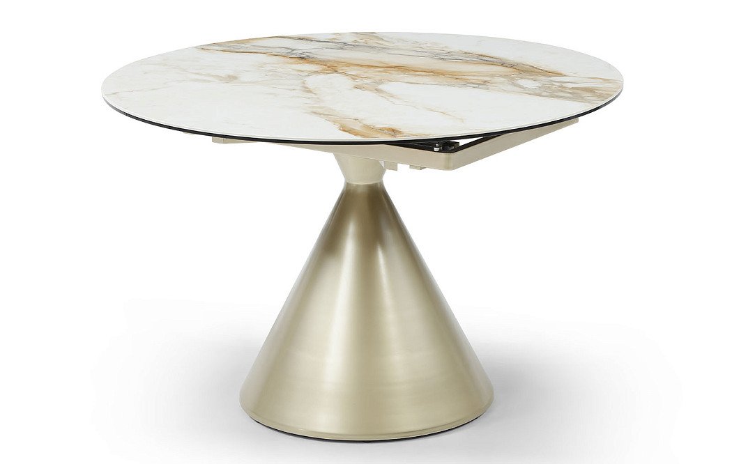 Стол раскладной Josephina 120-180, керамика/шампань - фото 15