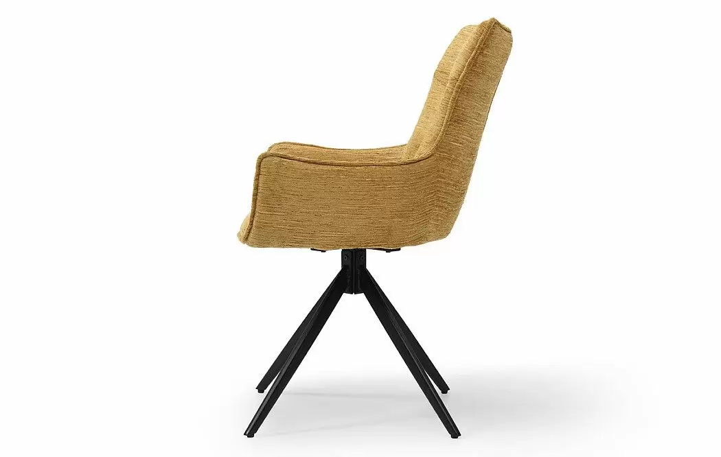 Стол Tornado + 4 стула Vincent охра - фото 22