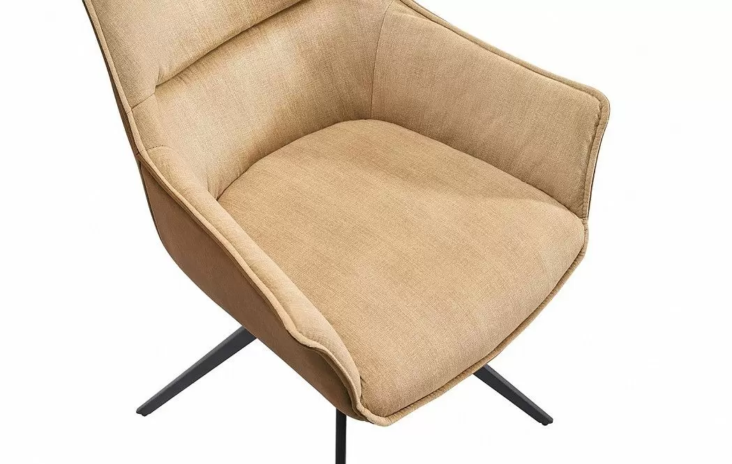 Кресло Cintia, карамель/черный - фото 8