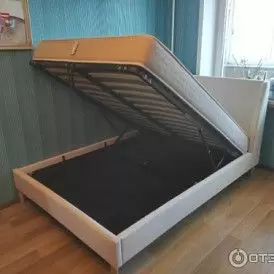 Кровать Carrera 160x200 (с подъемным механизмом), голубой