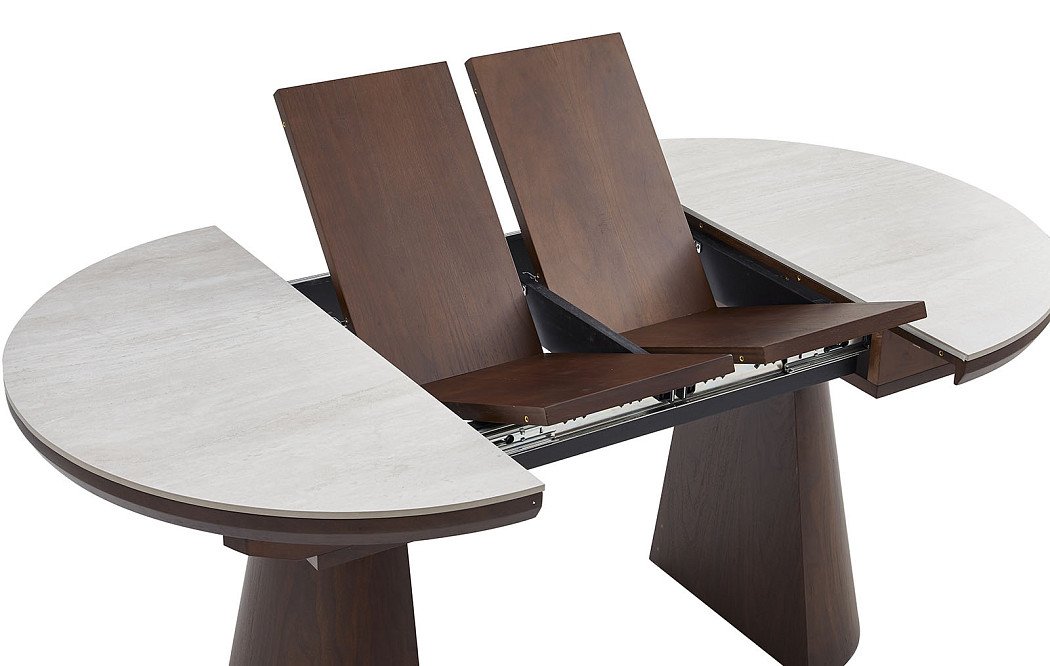 Стол раскладной Judy 100/130/160, керамика/орех - фото 8