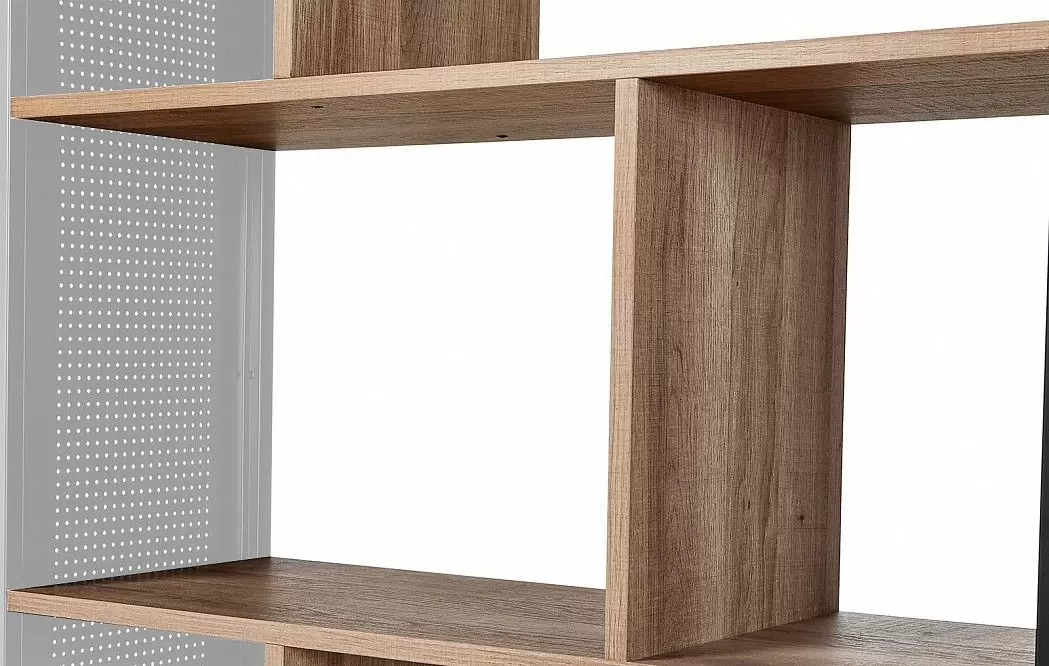 Стеллаж Oslo, орех/белый - фото 5