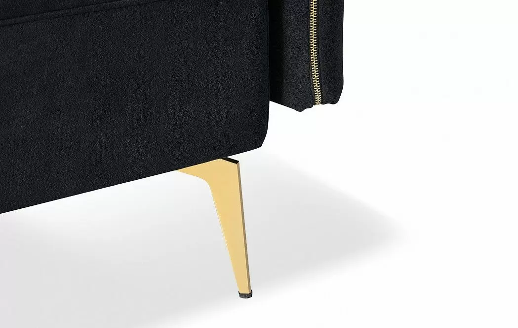 Диван-кровать Liverpool, графит/золото - фото 3