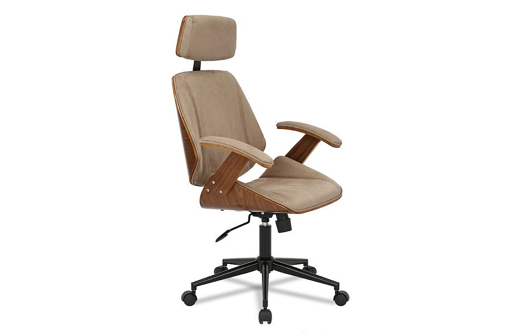 Кресло Benjamin, темно-бежевый/орех - фото 6