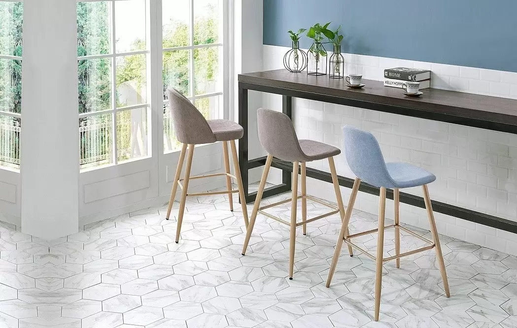 Стул полубарный Sally (60), темно-бежевый/дерево - фото 2