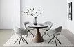 Стол Donna + 4 стула Alessa серый