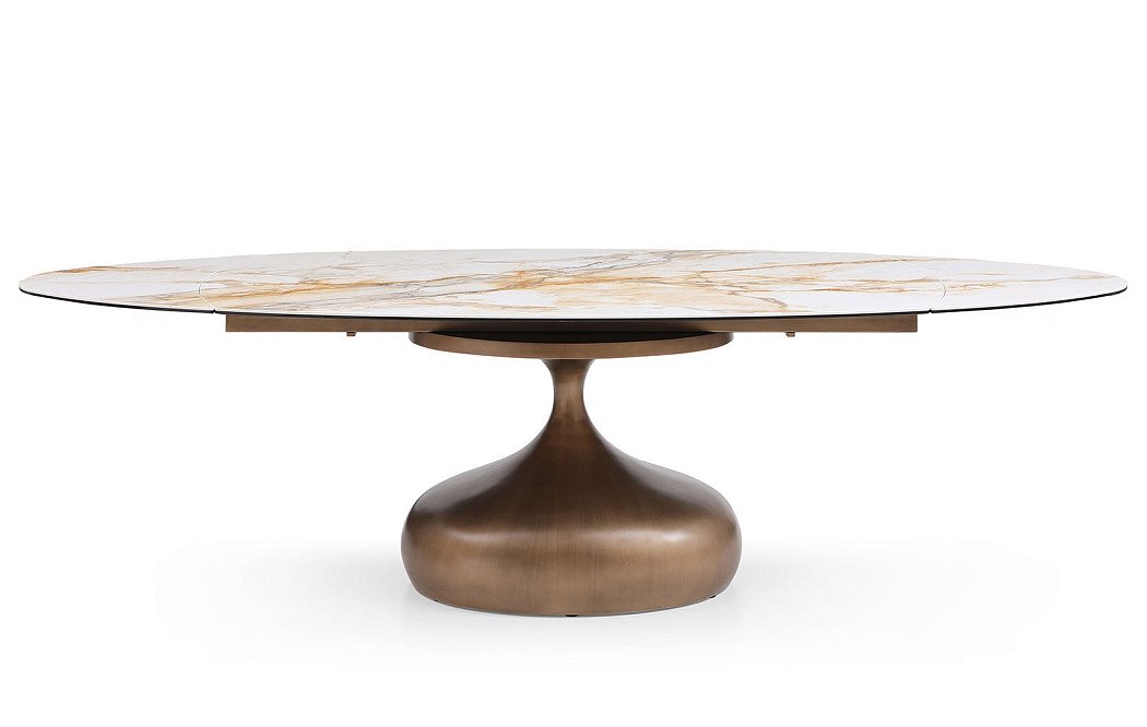 Стол раскладной Ariana 180-270, керамика/бронза - фото 8