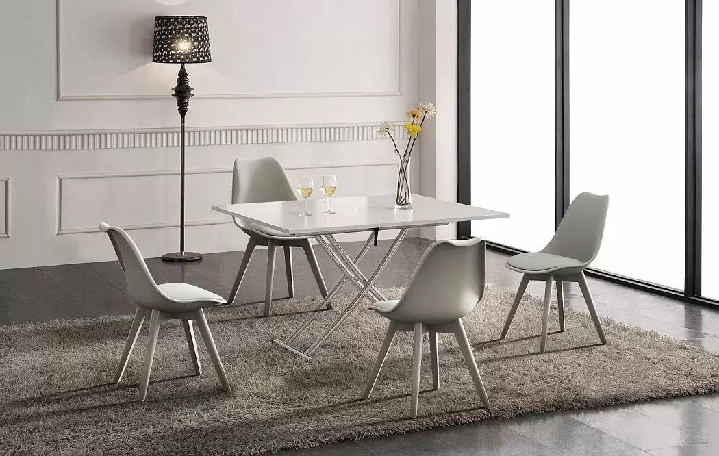 Стол-трансформер Clayton I, белый - фото 2