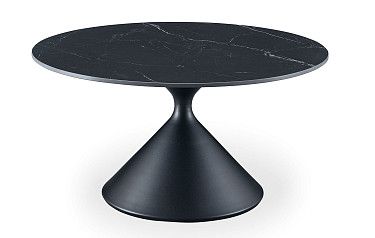 Стол журнальный Santiago (80), черный камень