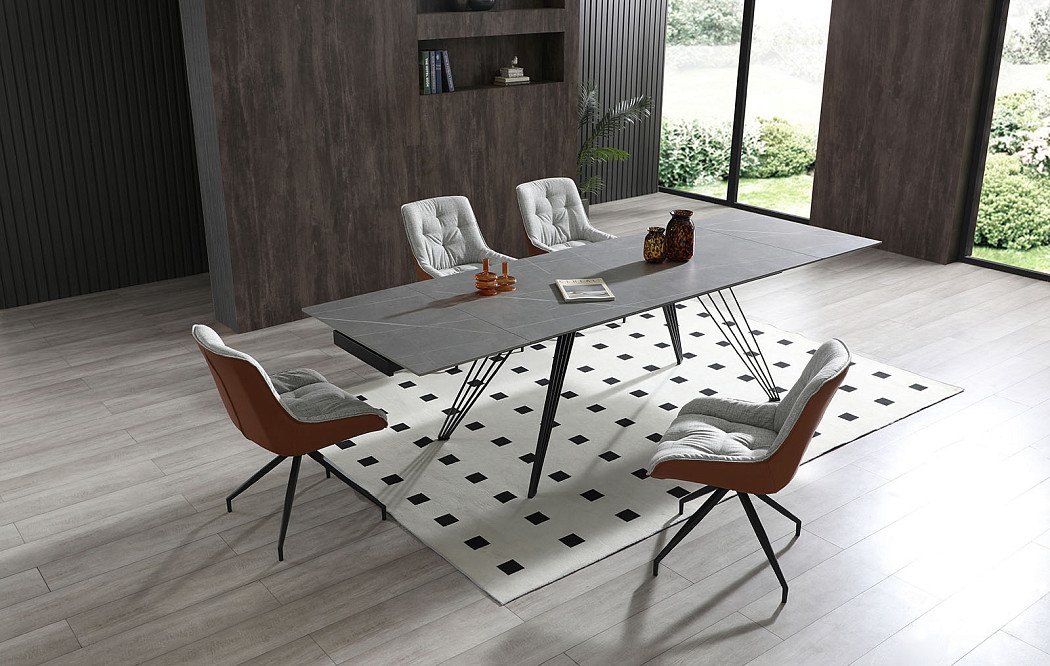 Стул Joely, серый/коричневый - фото 2