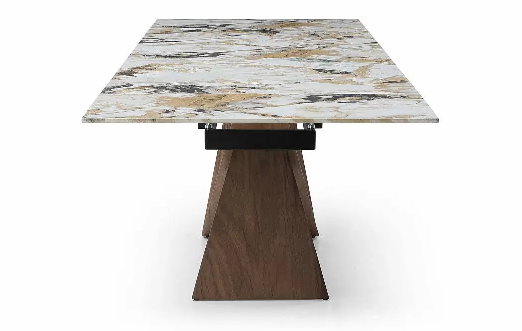 Стол раскладной Portofino 180-260, светлая керамика/орех - фото 14