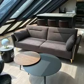 Стол журнальный Eclipse, дуб/темно-серый