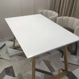 Стол раскладной Manchester 120-160, белый/вяз