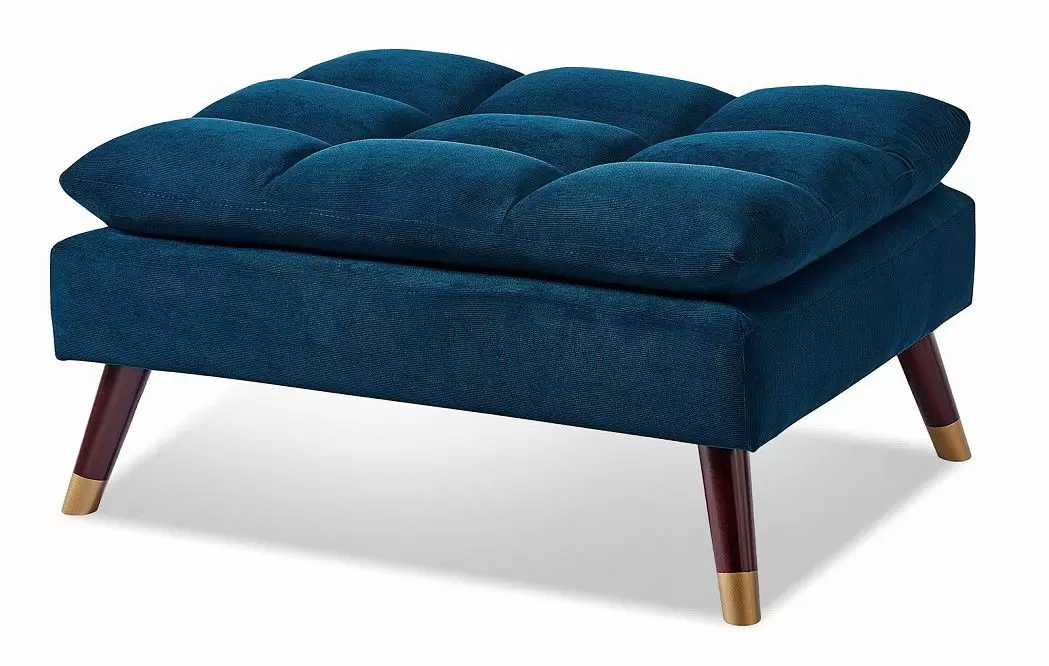 Оттоманка Lucia, темно-синий/орех