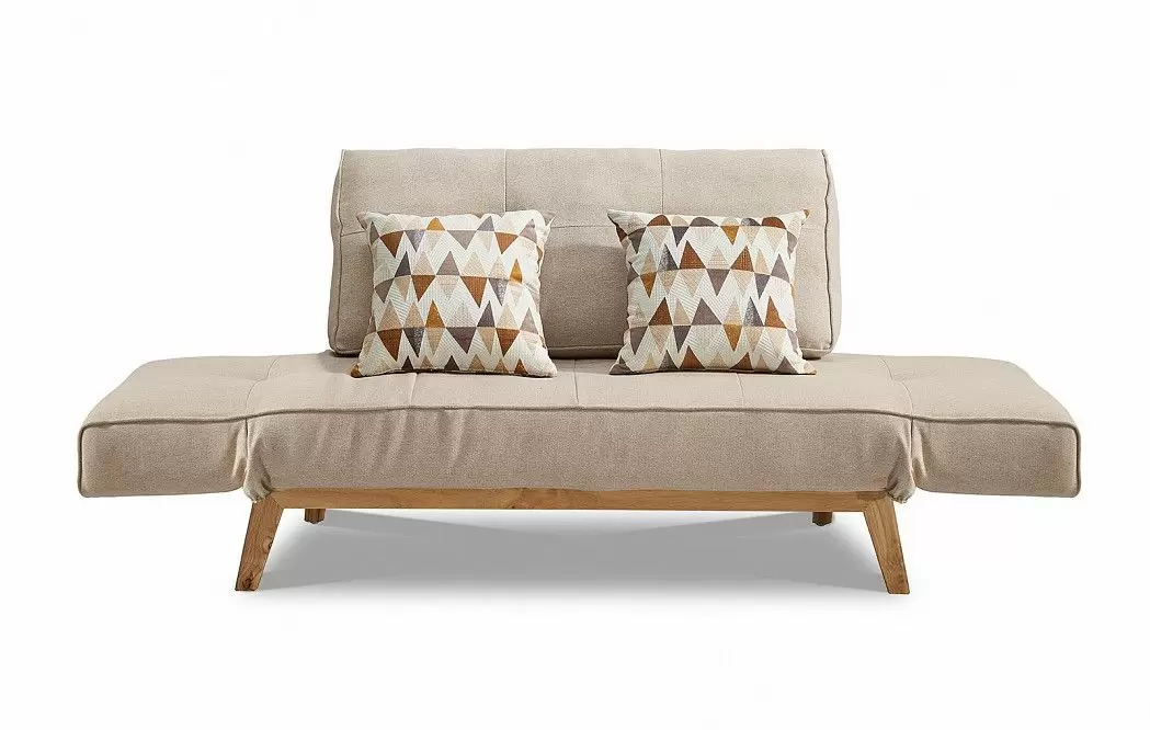 Диван-кровать Meryl, бежевый/коричневый - фото 8