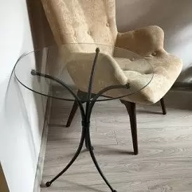 Оттоманка Contour, розовый/белый