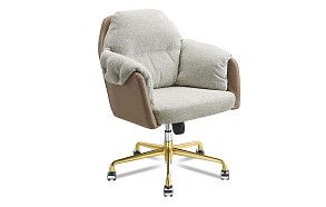 Кресло Joyce, бежевый/коричневый/золото Кресло Joyce, бежевый/коричневый/золото