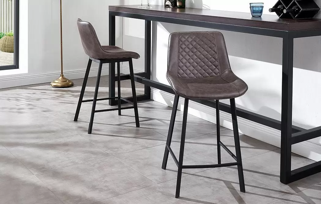 Стул полубарный Trix (65), темно-кофейный/черный - фото 2