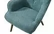 Кресло Hygge, темно-бирюзовый/орех