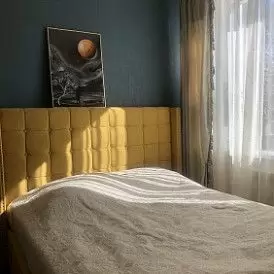 Кровать с подъемным механизмом Vivien 180x200, желтый