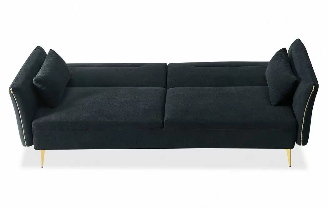 Диван-кровать Liverpool, графит/золото - фото 6